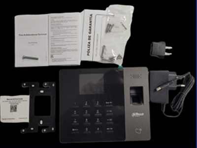 DHI-ASA1222G Control de asistencia Batería incluida 1000 Usuarios 100 000 Registros 1000 tarjetas MIFARE